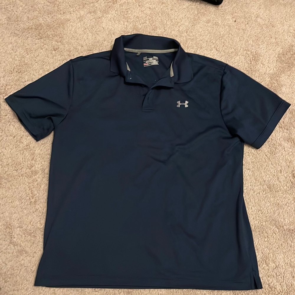 Mens large Under Armour polo